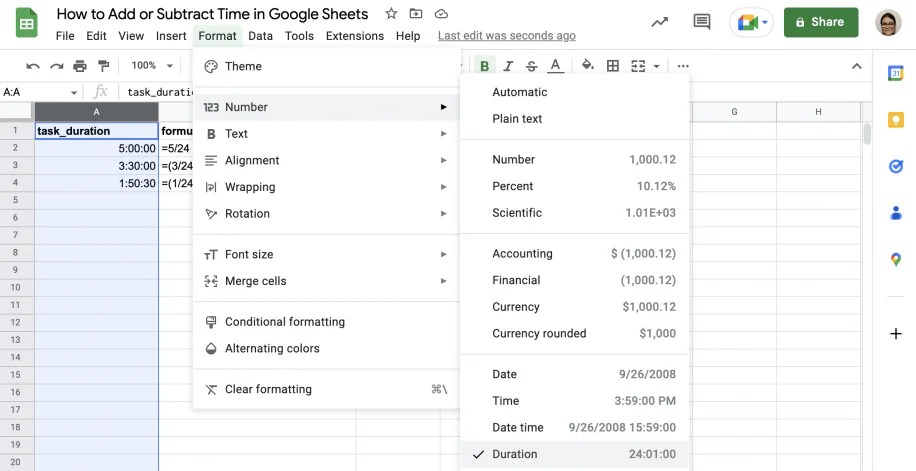 How to Add or Subtract Time in Google Sheets Layer Blog