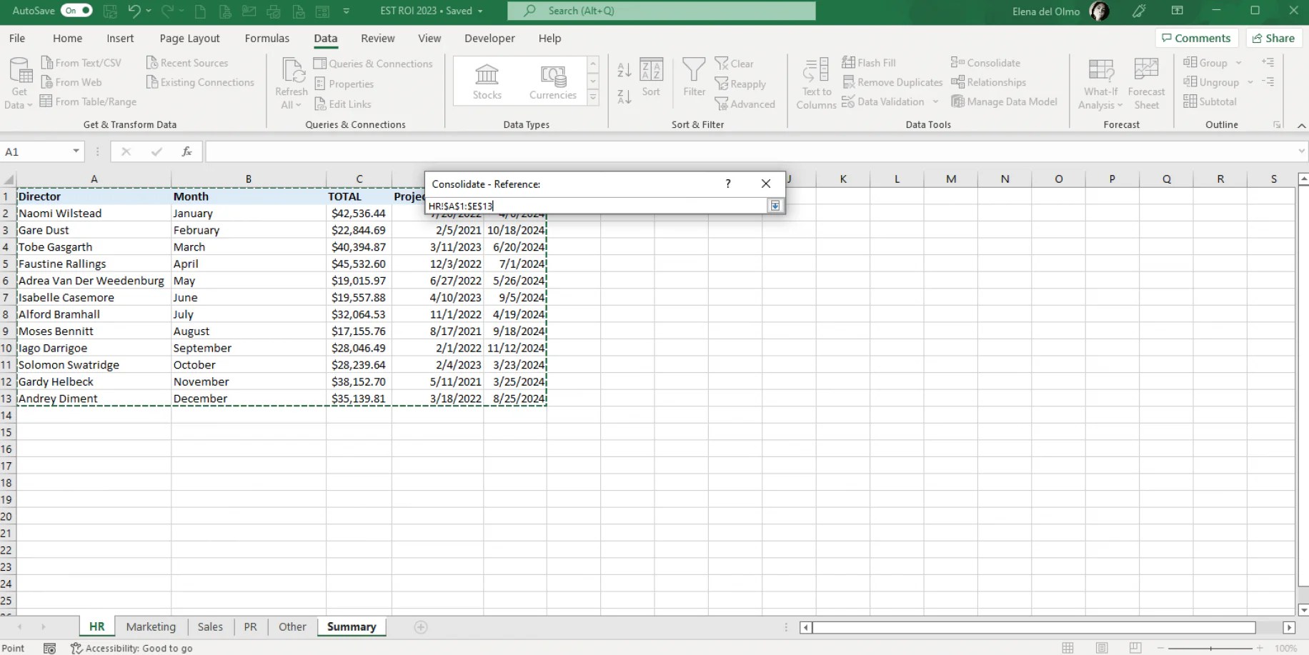 How to Consolidate Data in Excel (StepbyStep) Layer Blog