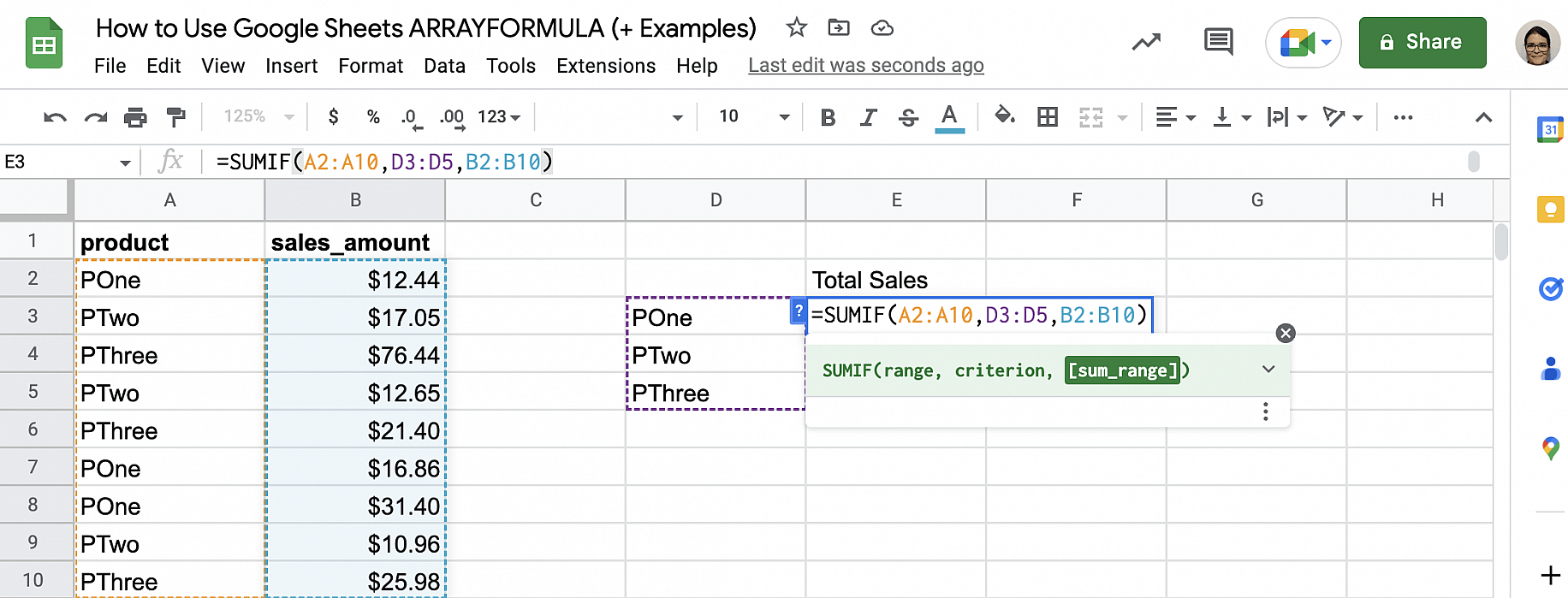 How to Use Google Sheets ARRAYFORMULA (+ Examples) Layer Blog