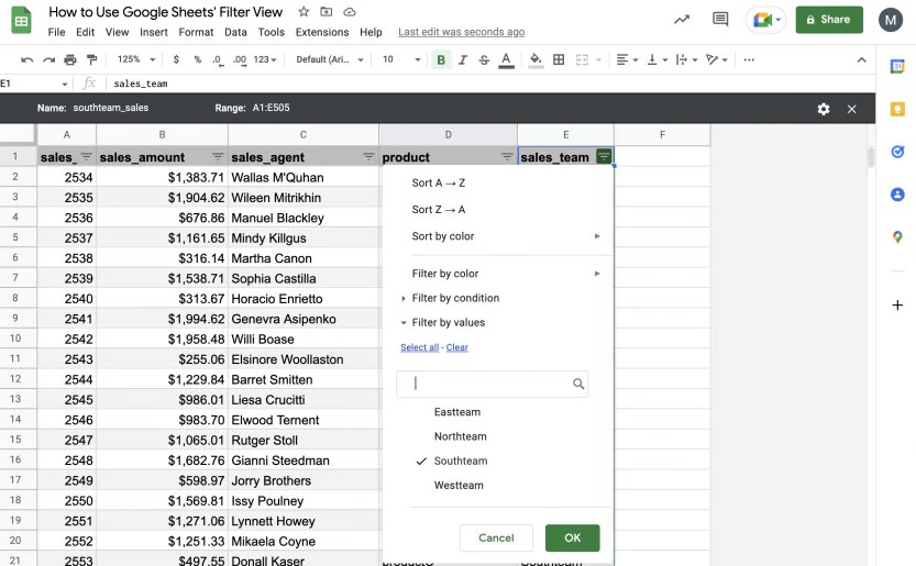 How to Create and Use Google Sheets Filter View Layer Blog