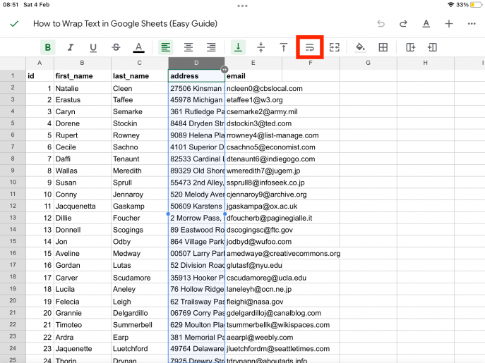 How to Wrap Text in Google Sheets (Easy Guide) Layer Blog
