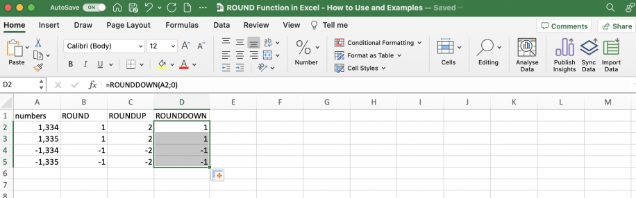 Round Function in Excel How to Use & Examples Layer Blog
