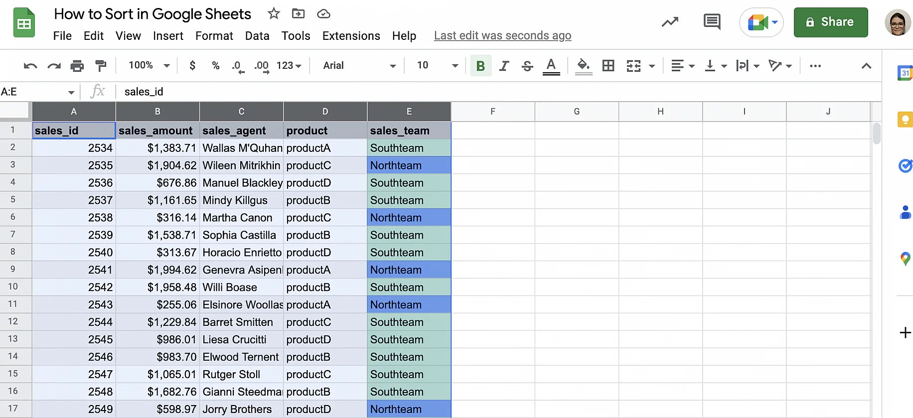 How to Sort in Google Sheets (+ Examples) Layer Blog