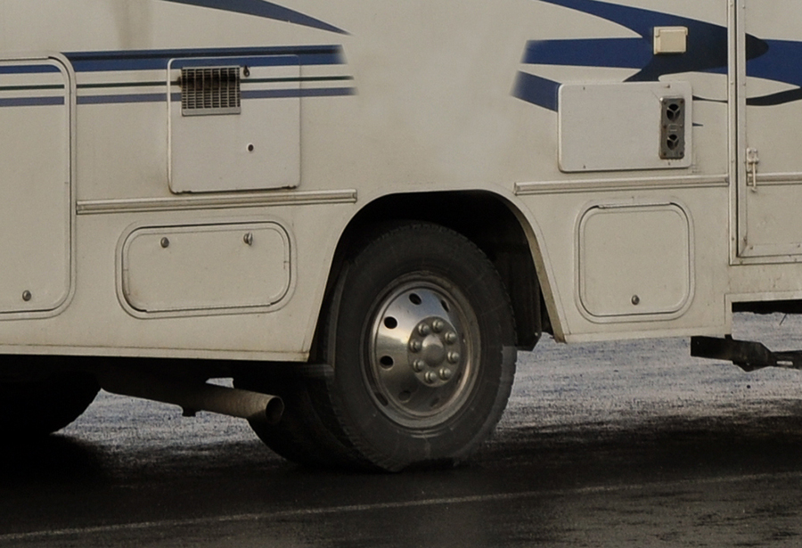 RV tire blowouts, though somewhat rare today, can be dangerous.