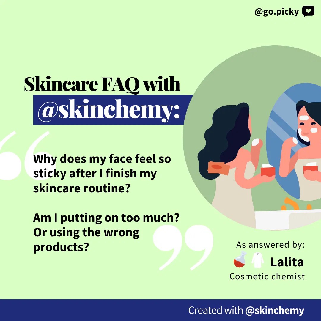 Skincare FAQ With Skinchemy On Sticky Skincare Picky Skincare Blog