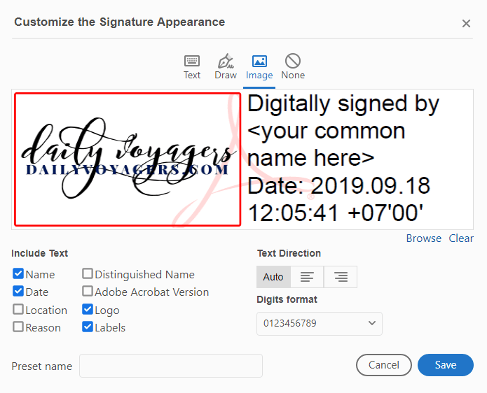 Mengganti Gambar Tanda Tangan Elektronik di Adobe Acrobat Reader