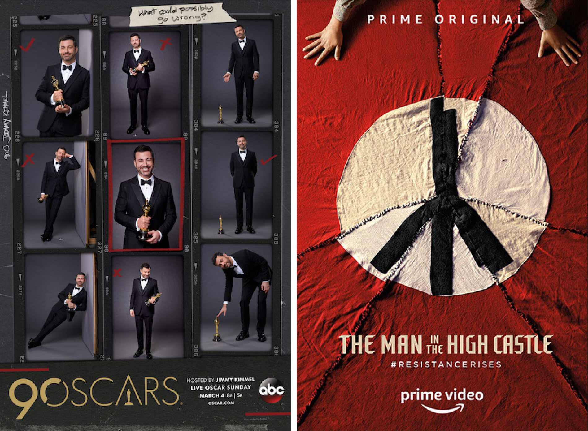 Advertising The 90th Oscars Key Art Wins Gold & New Entries from