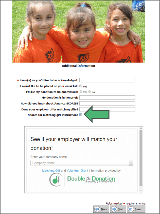 Six Steps to Integrate Double the Donation's Matching Gift with Greater