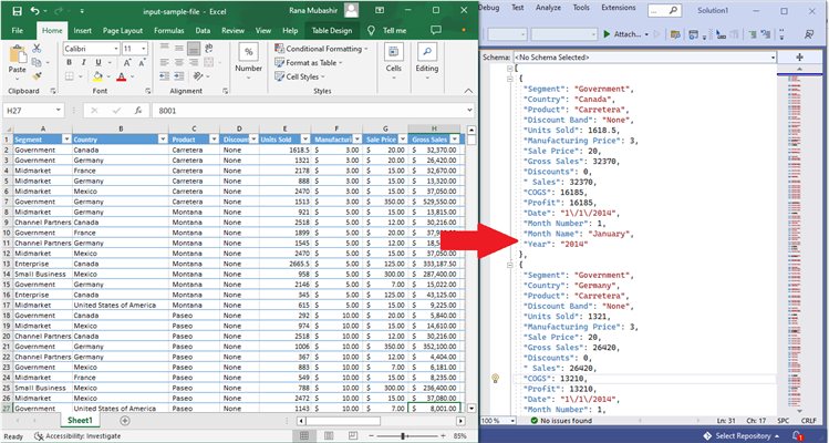 Convert Excel to JSON in Java