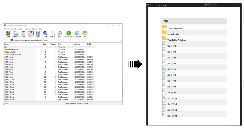 Lihat File ZIP menggunakan REST API dengan Python Rednder ZIP ke HTML