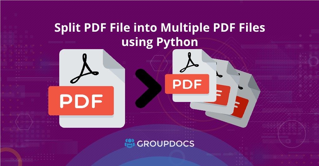 Python でのドキュメントの分割 Python PDF ファイルスプリッター
