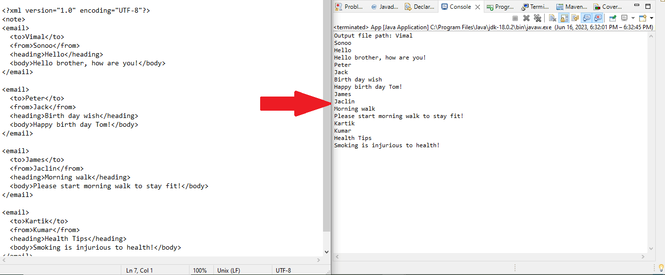 Extract text from XML in Java Parse XML documents in Java