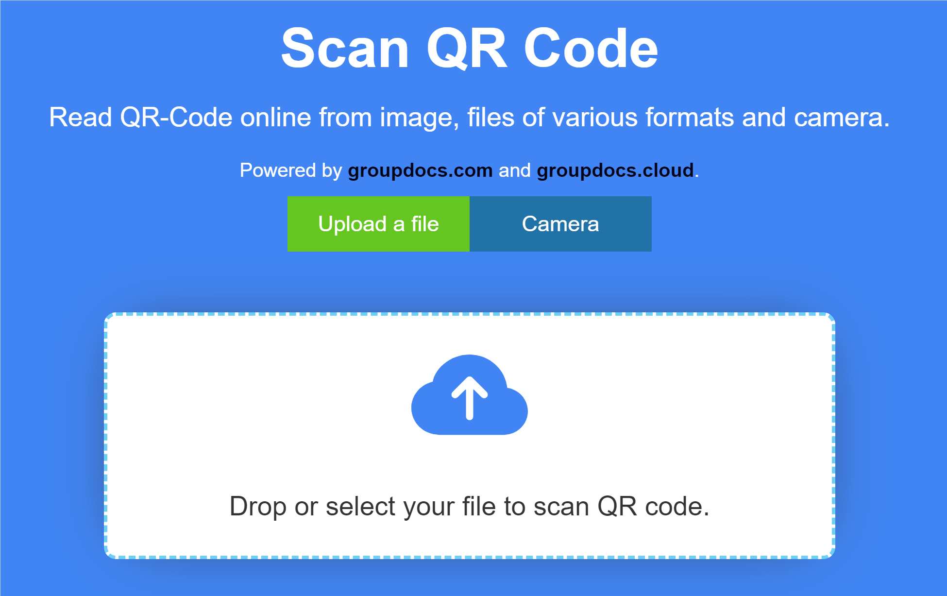 Online QR Code Scanner Read QR Code from Image QR Code Reader Online