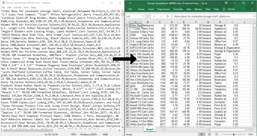 Converter CSV para Excel XLS/XLSX Planilha em Python