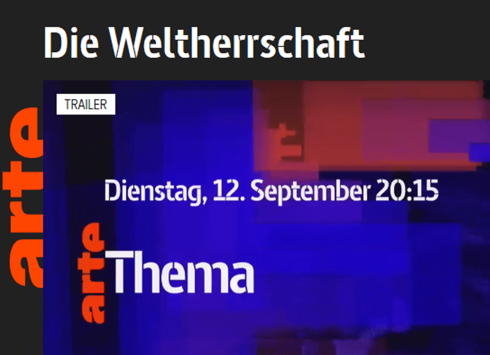 „Die Weltherrschaft“ ARTE zeigt Doku über Fake News und