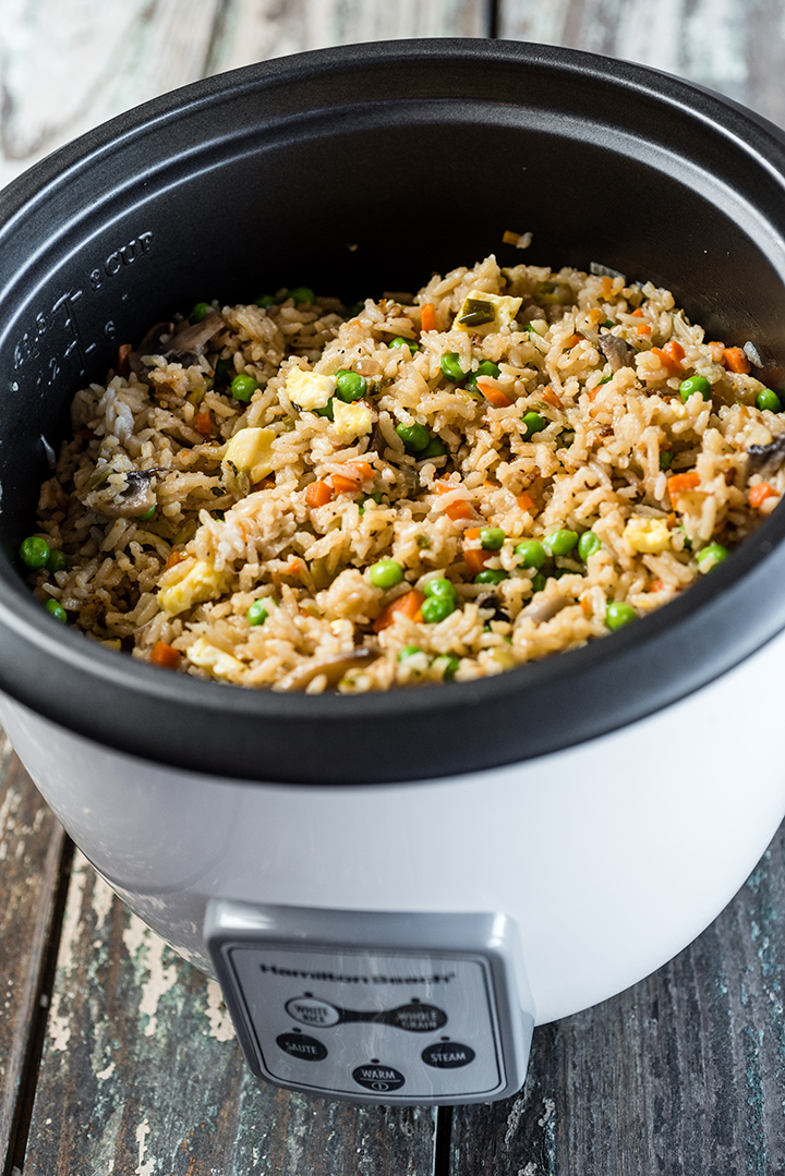 No Wok, No Problem Rice Cooker Fried Rice