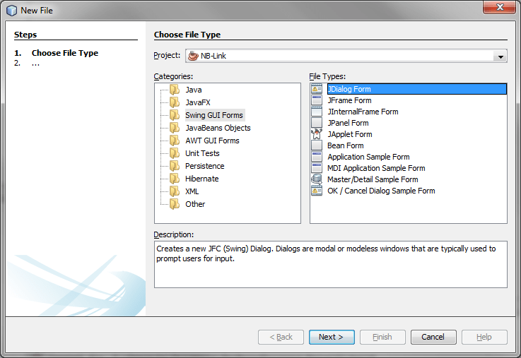 Problem with JDialog in Netbeans? Hani's OmniumGatherum