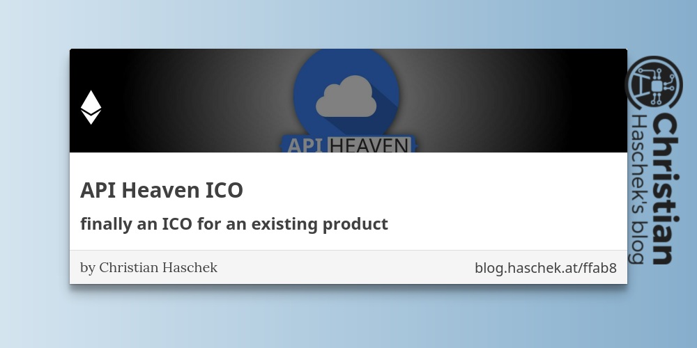 API Heaven ICO