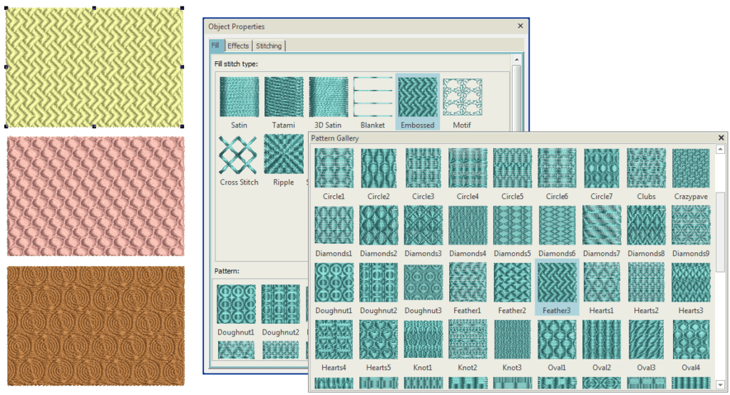 Add Texture to your Embroidery with Embossed Fills Hatch Blog