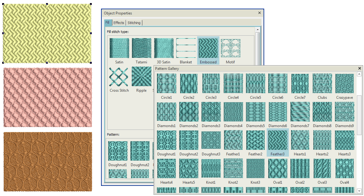 Add Texture to your Embroidery with Embossed Fills Hatch Blog