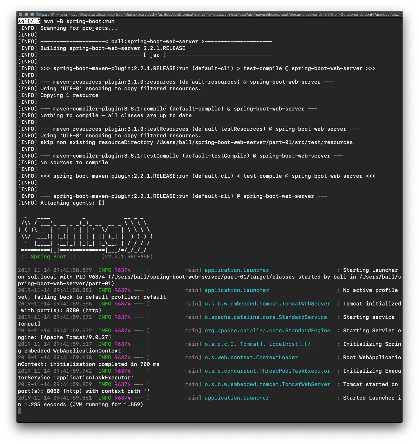 How To Run The Spring Boot Application Using The Maven Command? RESTful