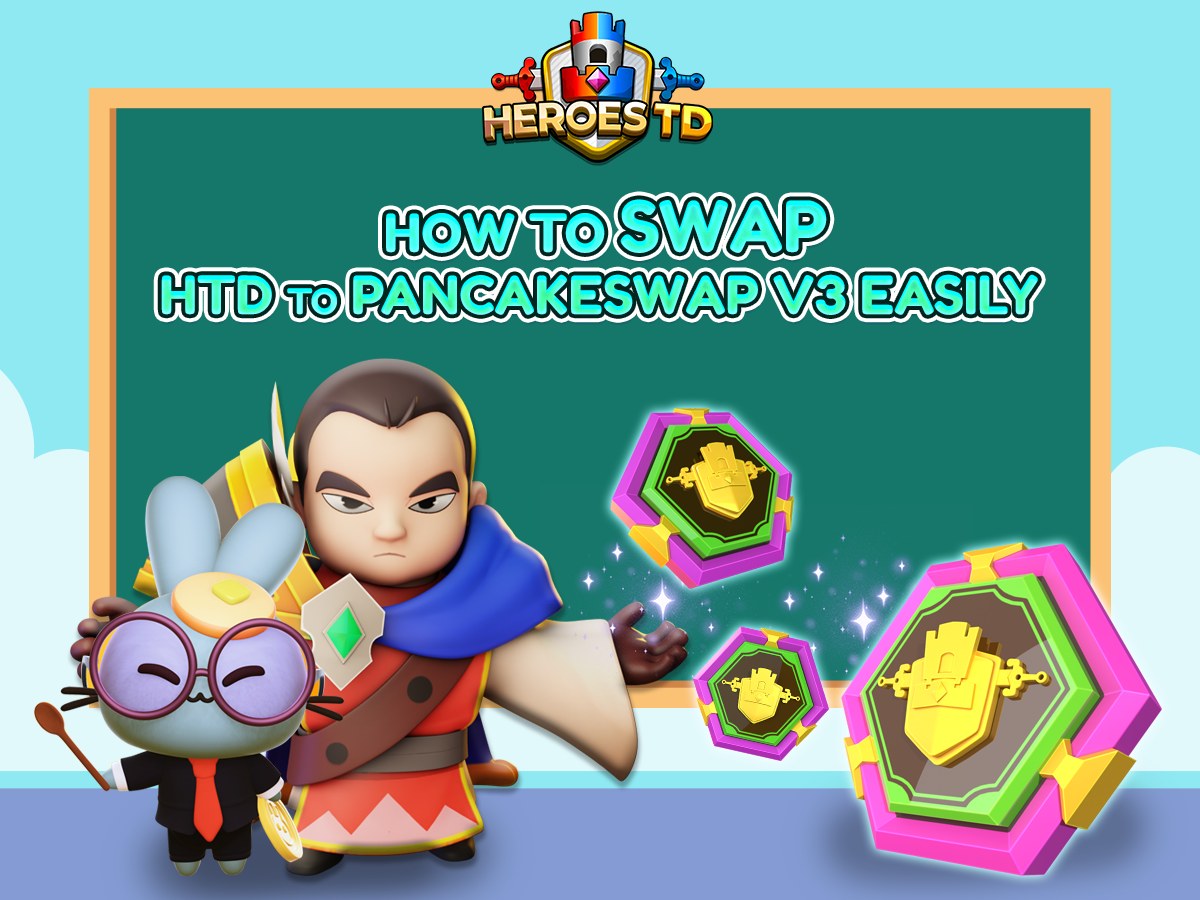 HOW TO EASILY SWAP HTD TOKEN TO PANCAKESWAP V3 FreetoPlay & Playto