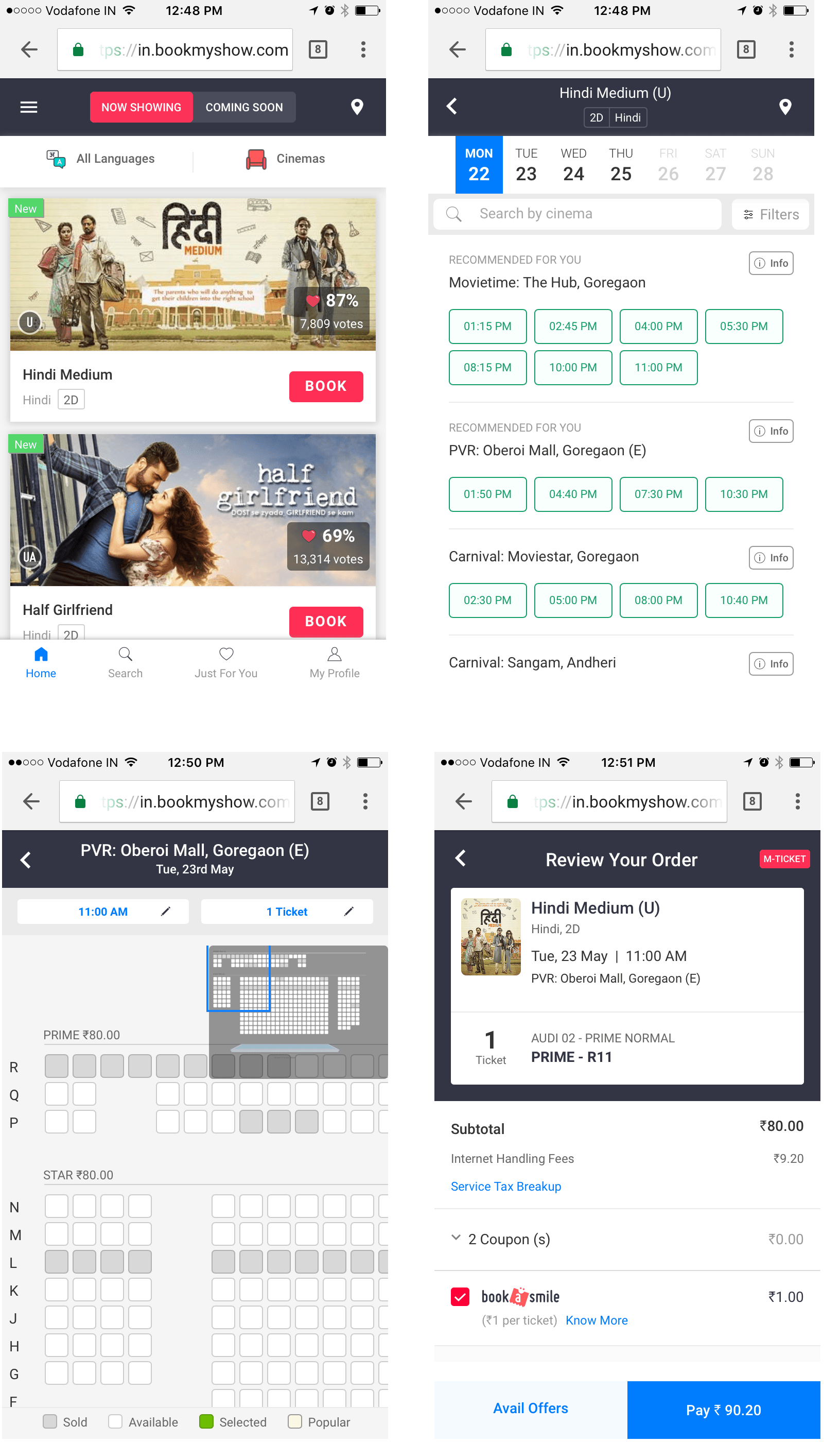 BookMyShow introduces its new and improved mobile website; moves to
