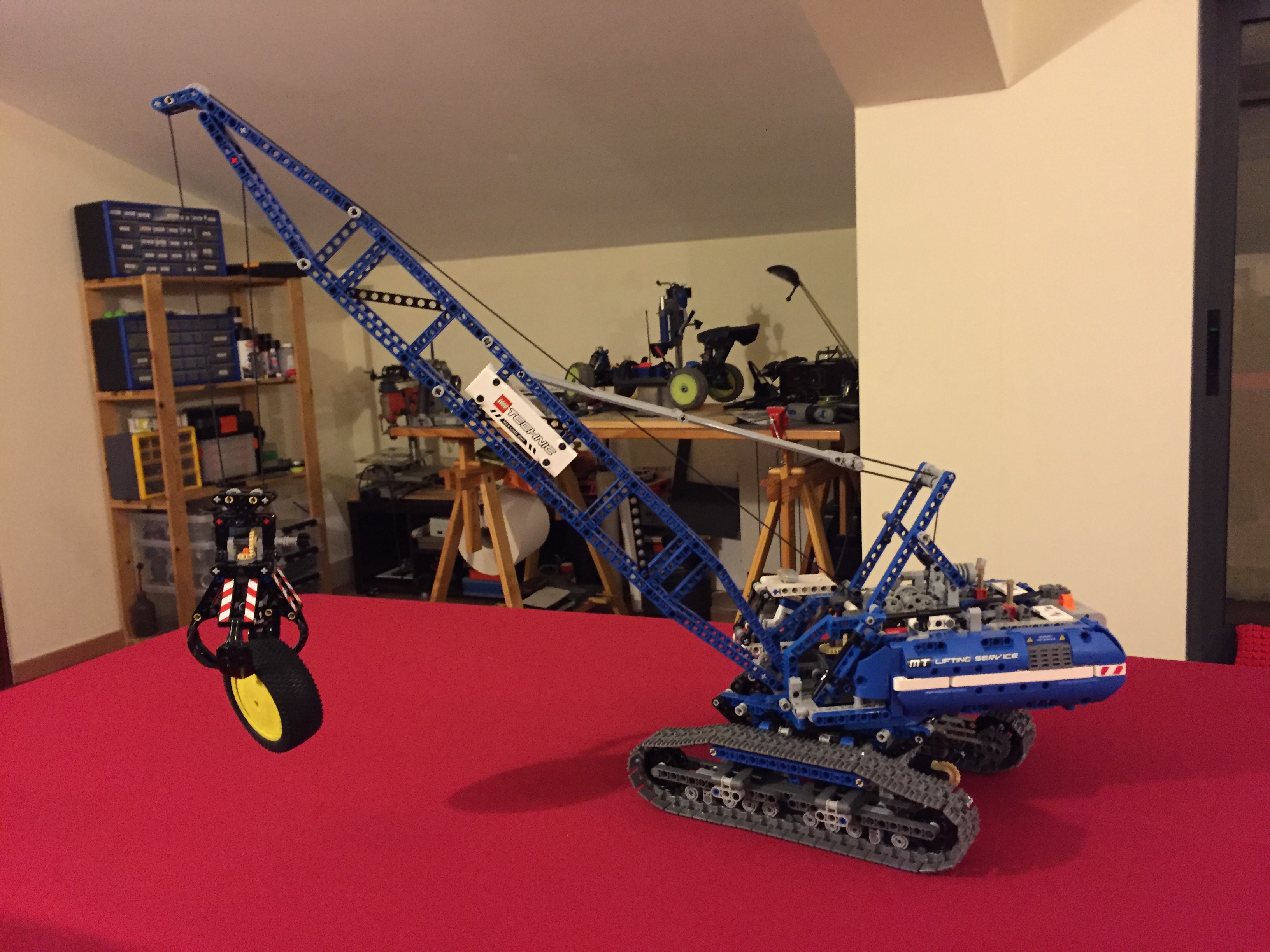 Lego Technic 42042 Crawler Crane Build Hiperbock