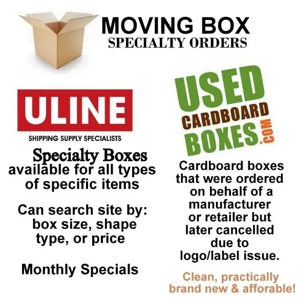 Moving Boxes Price Comparison