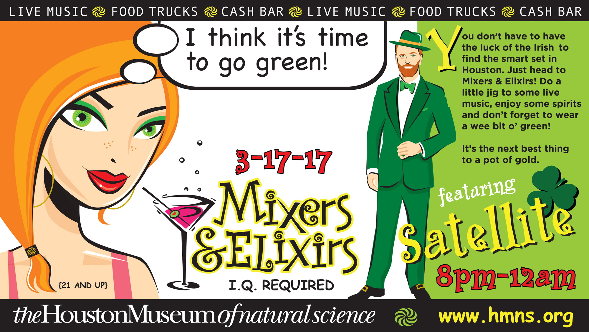 It’s your lucky day! St. Patrick’s Day Mixers & Elixirs on March 17 BEYONDbones