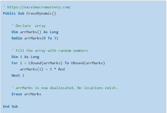 VBA ARRAY TRONG EXCEL HƯỚNG DẪN ĐẦY ĐỦ Học Excel Online