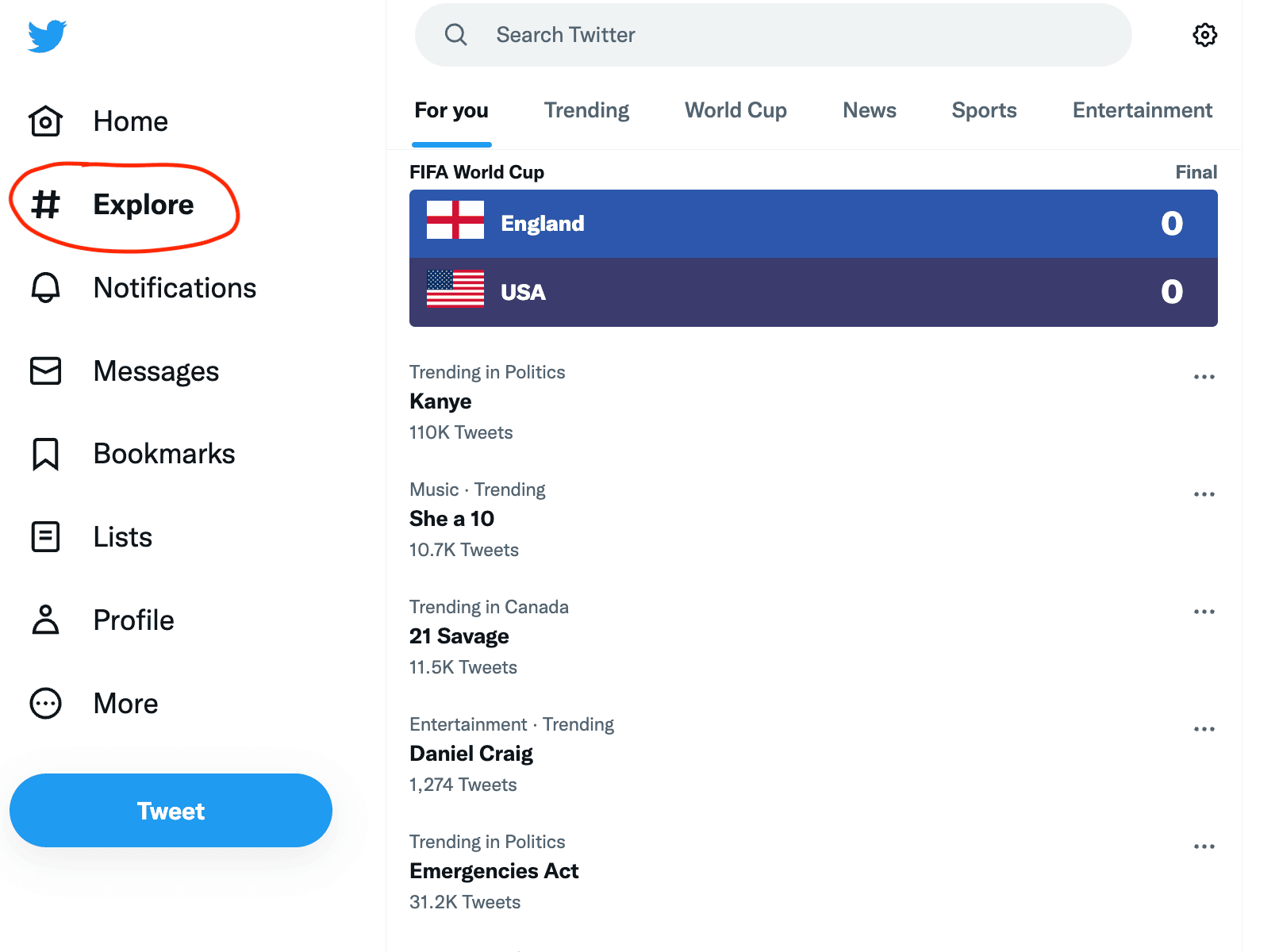 Twitter Trending Topics History