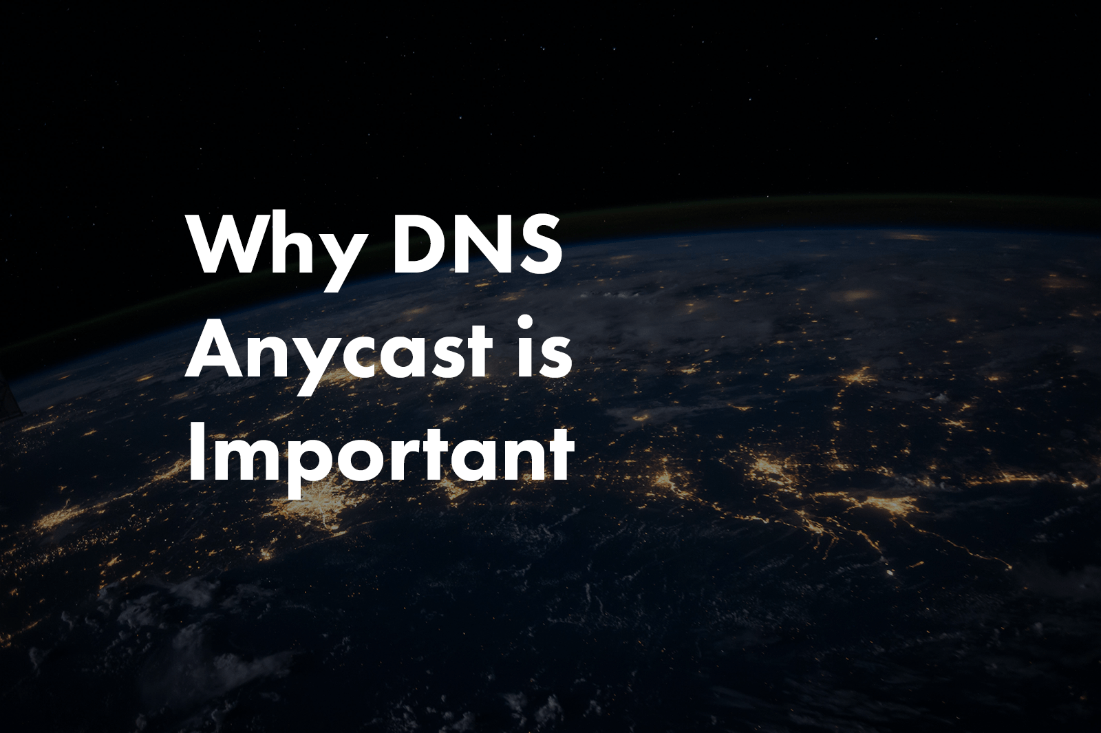 DNS Anycast network HostDNS Blog