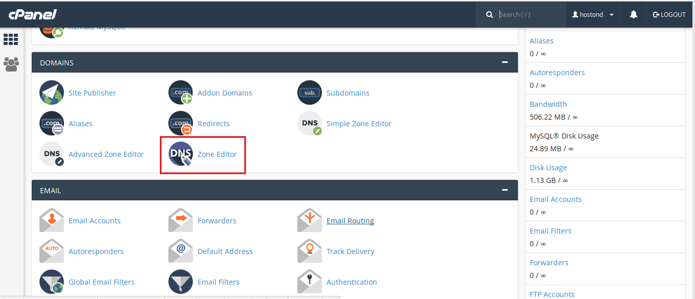 How to add a MX Record in cPanel using DNS Zone Editor