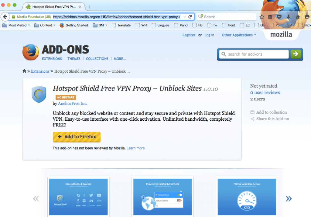 Download Hotspot Shield for Chrome Hotspot Shield Chrome extension