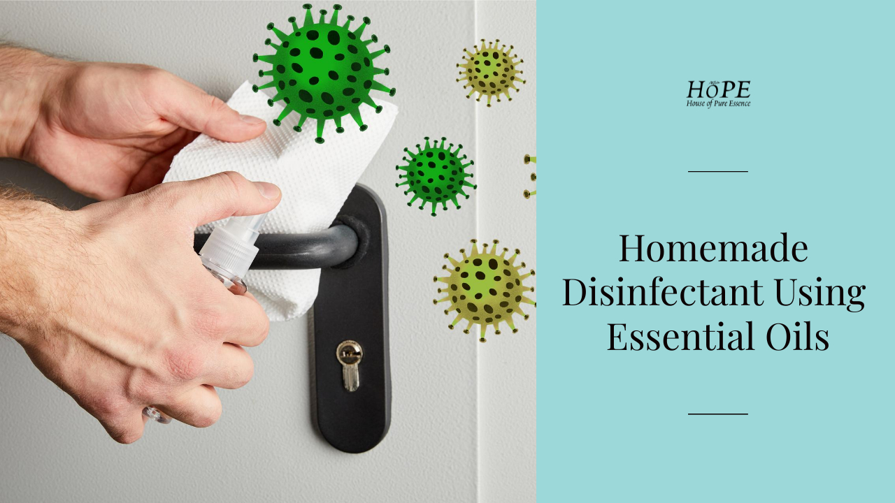 Homemade Disinfectant Using Essential Oils