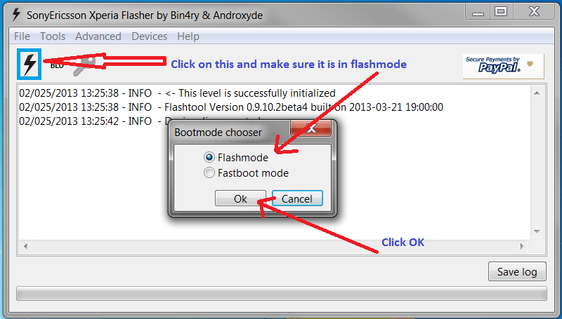 How To Flash sony xperia using flashtool