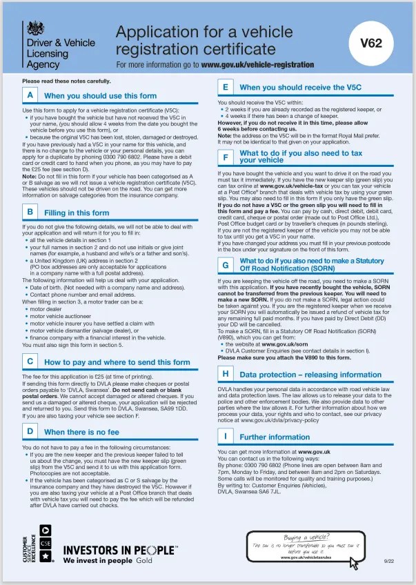 The V62 form [A Complete Guide] Howden Insurance