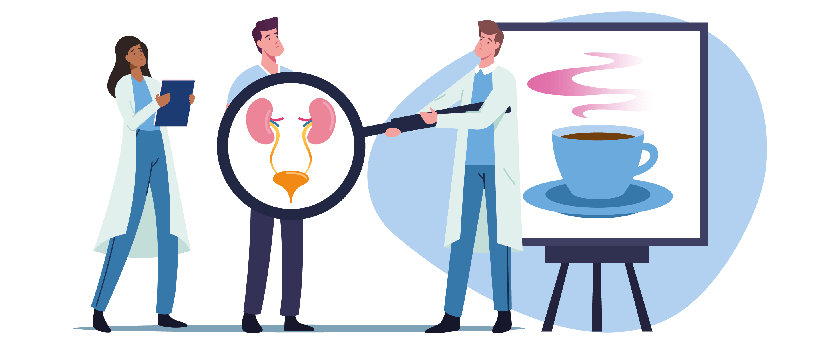 Does decaf coffee irritate the bladder or harm our body?