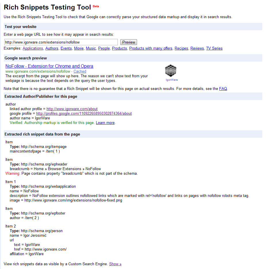Markup Validation Tool from Bing Markup Validation Tool from Bing