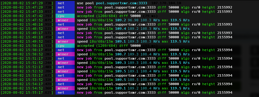 monero mining allwinner a64