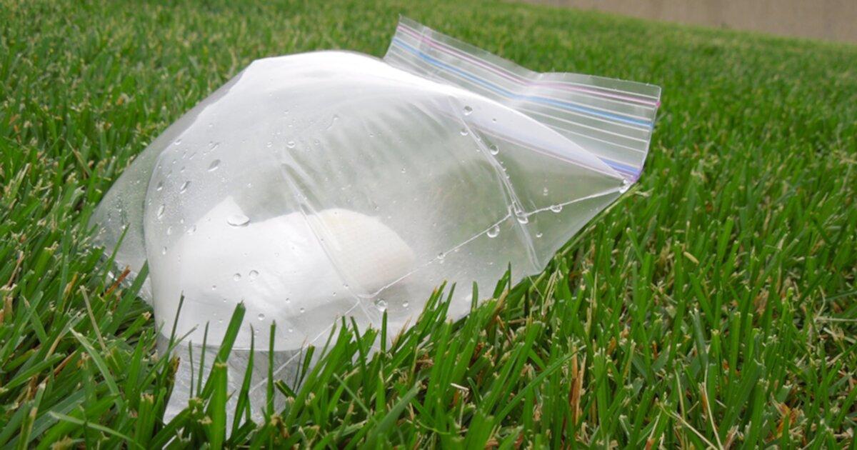 Exploding Ziploc Chemical Reaction