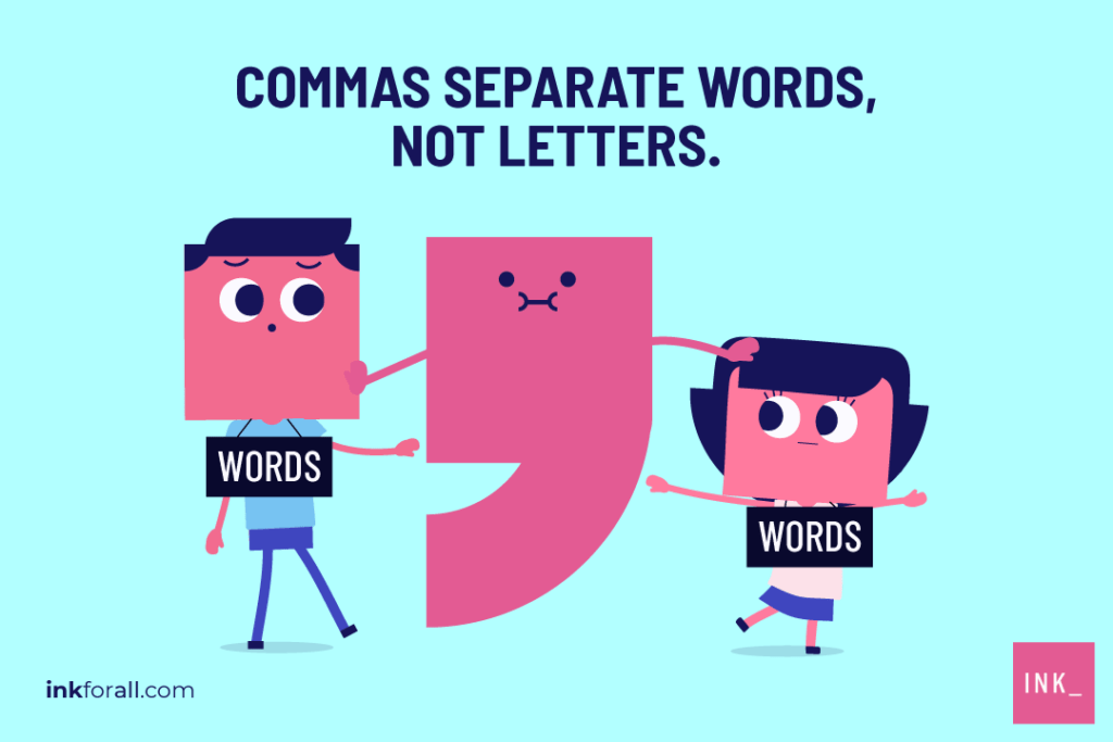 How to Use Commas A Super Simple Guide With Examples INK Blog