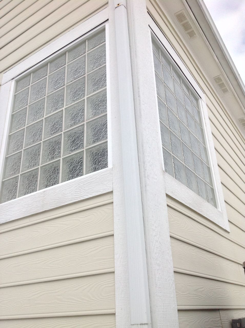 How to install a glass block shower window