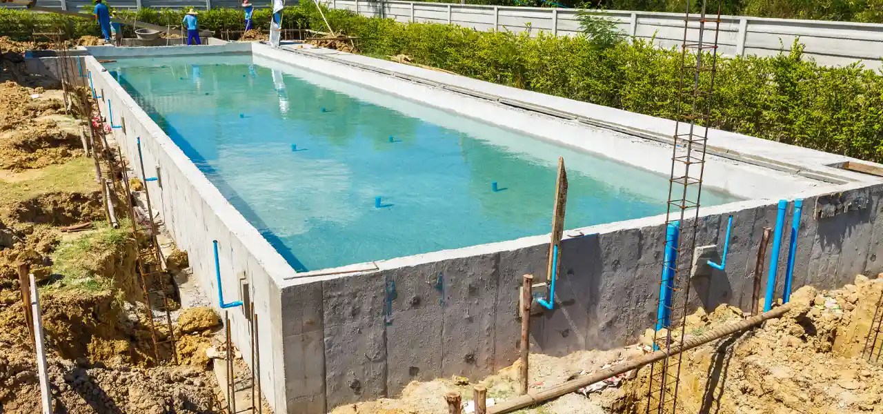 Gunite Pool Construction Phases In The Swim Pool Blog