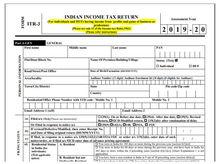 tax act 1961 basics that you need to know