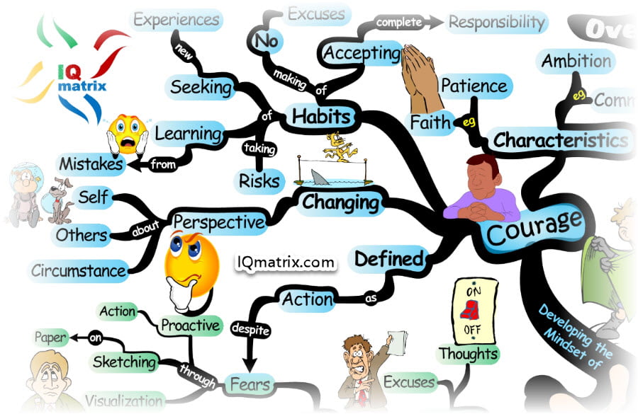 Concept Map For Bravery Practical and Actionable Ideas to Help You Your Fears