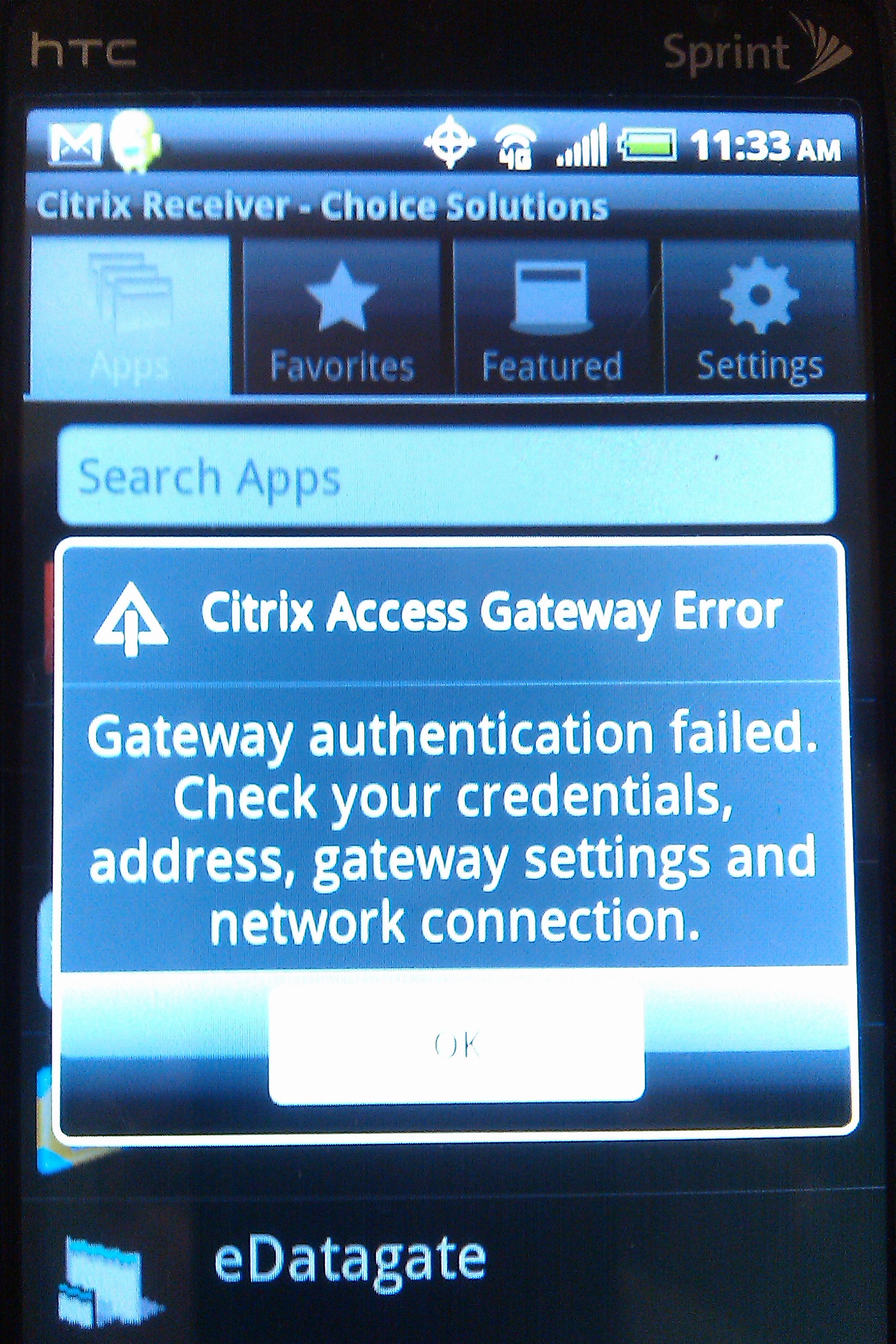 Access Gateway Enterprise with AAA Groups and the Citrix Receiver