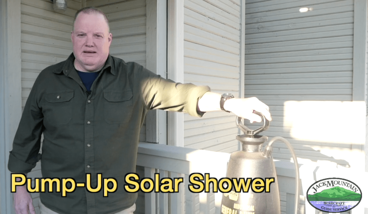 DIY PumpUp Solar Shower